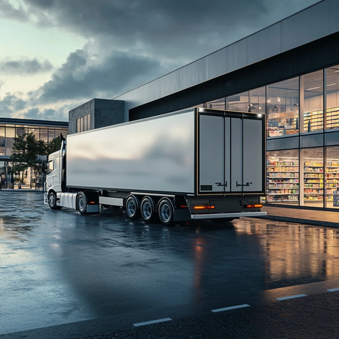 卡车超市前视角