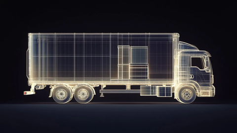 卡车背箱货物光图