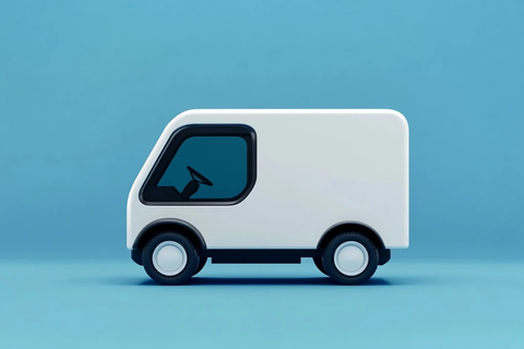 电动卡车侧面模型