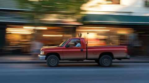 午后街景卡车遮篷