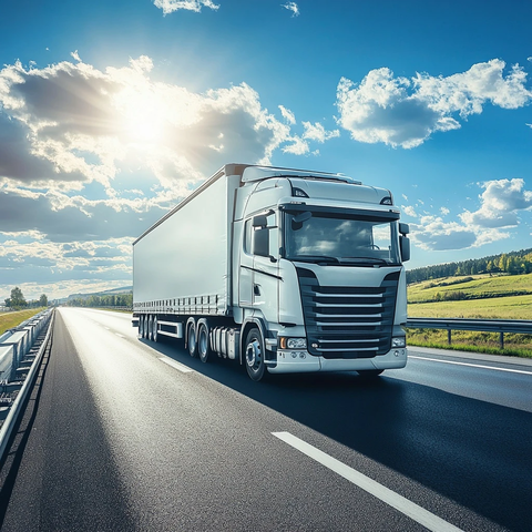 货车广告高速公路上