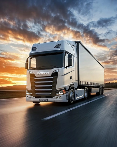 卡车高速公路远景