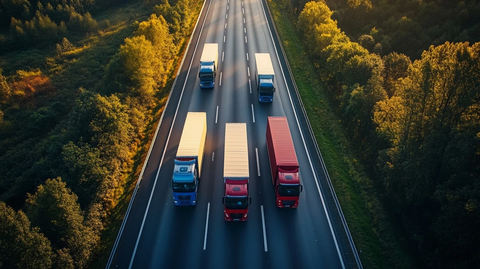 长距离货车高速竞速