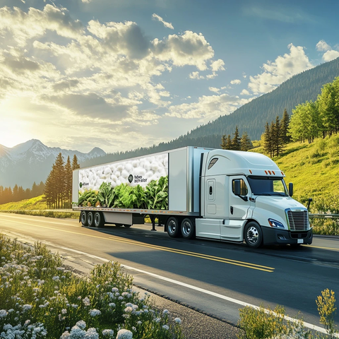 冷藏卡车运输新鲜食品