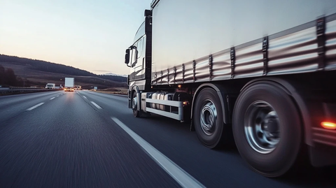 卡车轮胎侧视视觉冲击