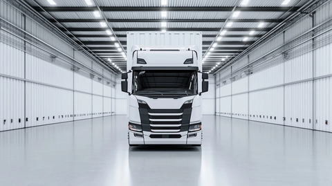 卡车装配木材工厂