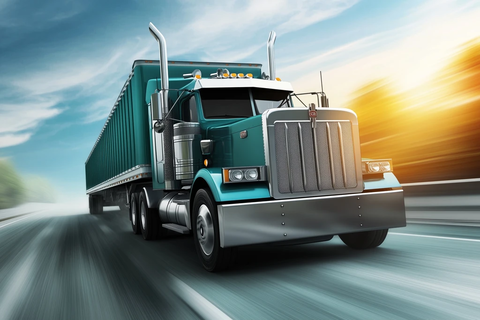 卡车行驶高速公路