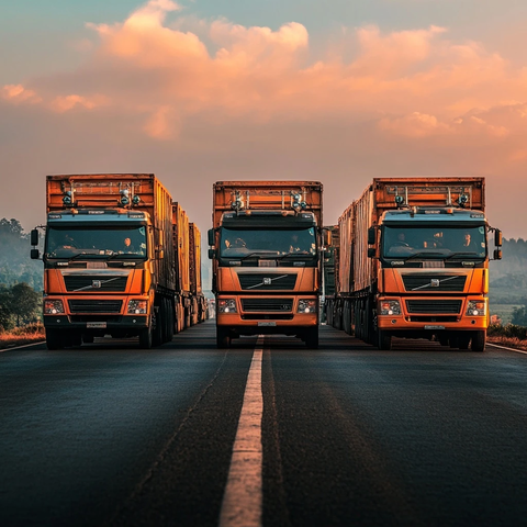 辆印度卡车日出