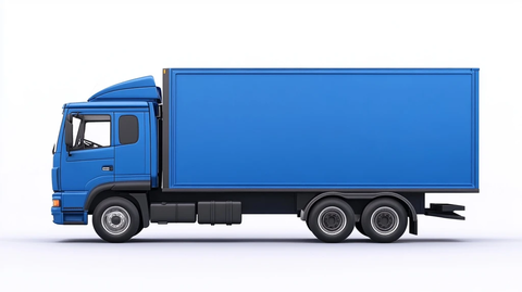 蓝色卡车巨型屏幕