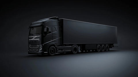 黑色金属质感卡车