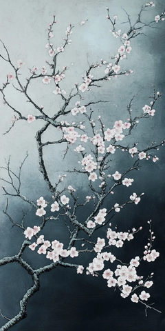 樱花背景手机壁纸