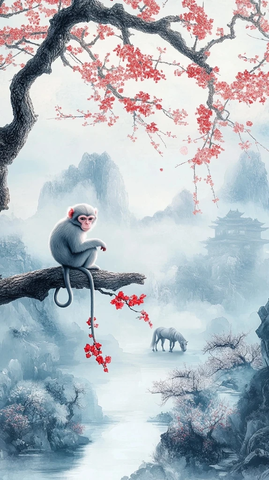 心猴宁静意马悠然