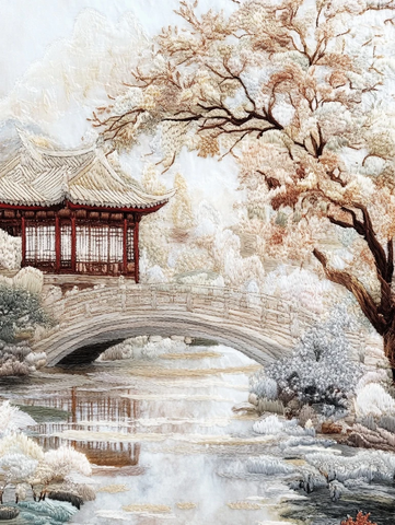 清明上河图刺绣作品