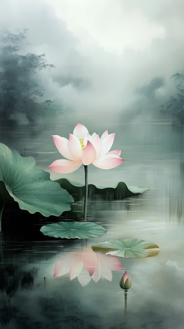 水中莲花纯光粉