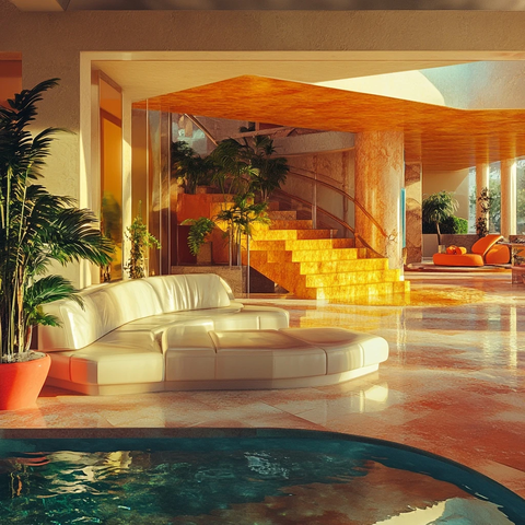 现代客厅家具组合设计