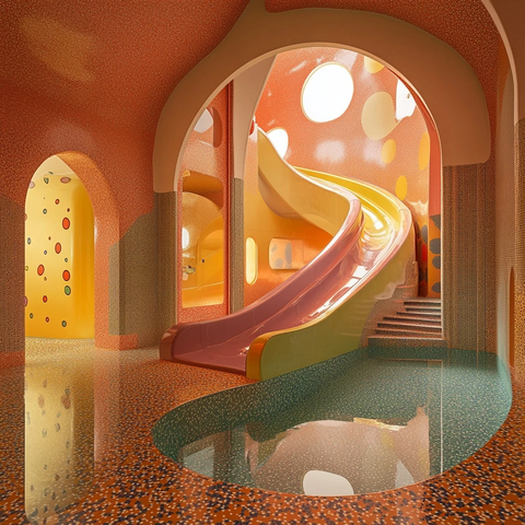 艺术装饰水滑梯设计