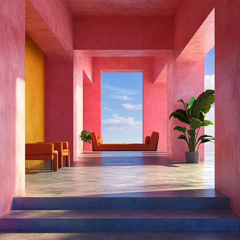 墨西哥色彩空间设计