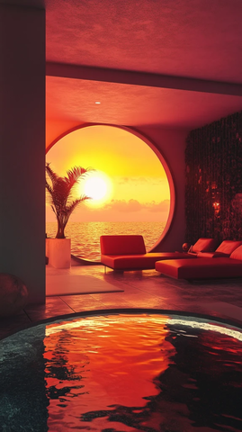 未来别墅黄昏内饰