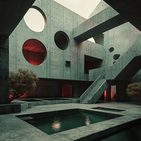 极简立体游乐场哥特梦境