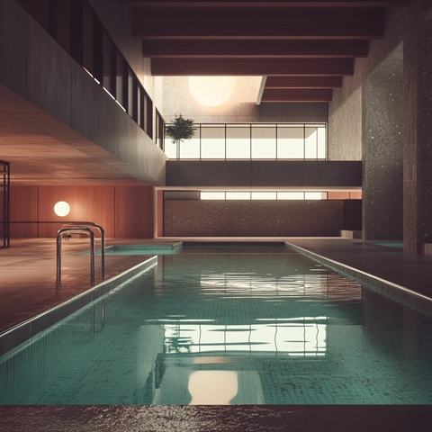 游泳池建筑结构设计