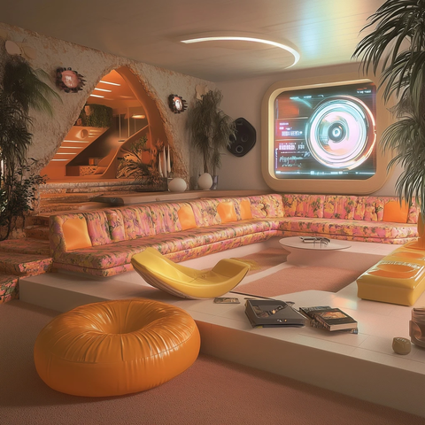 多时期家居混搭客厅设计