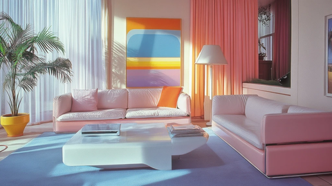 年代淡彩客厅布置