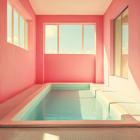 室内泳池蓝空设计