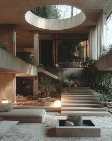 弗兰克赖特住宅内部