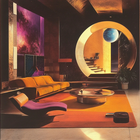 年代星际梦境客厅设计