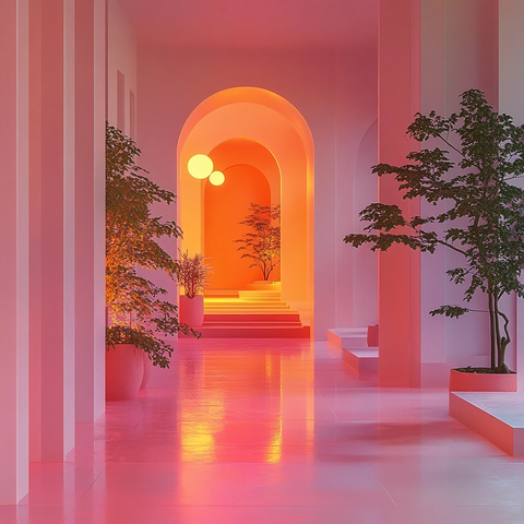 光影桃林科技空间