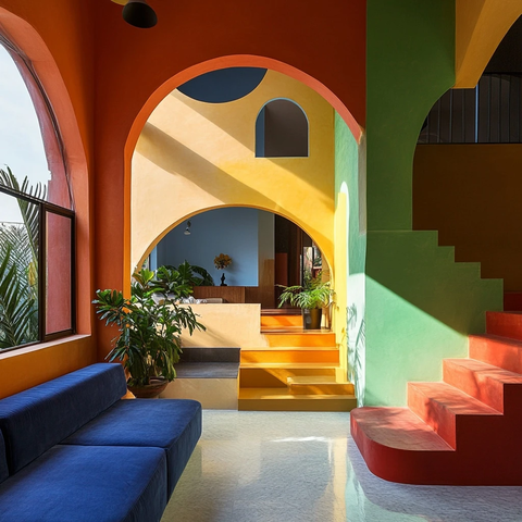 多功能书房客厅一体设计