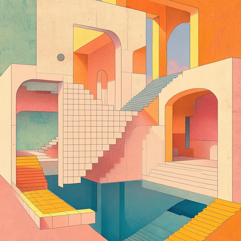 倾斜平面与透视空间