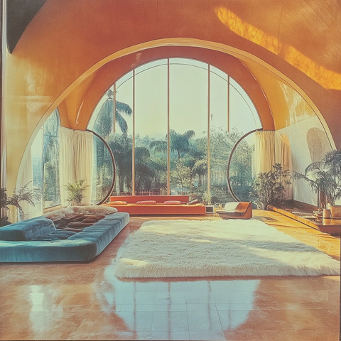 高顶大厅圆形拱窗玻璃屋