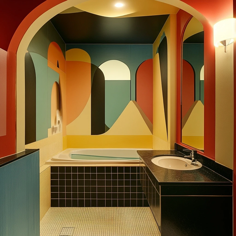 酒店套房浴室空间