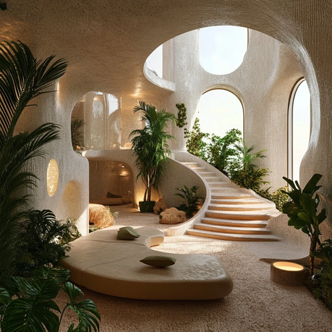 木质植物未来波西米亚风