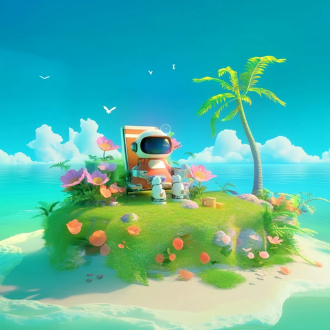 蓝紫色调高饱和视觉