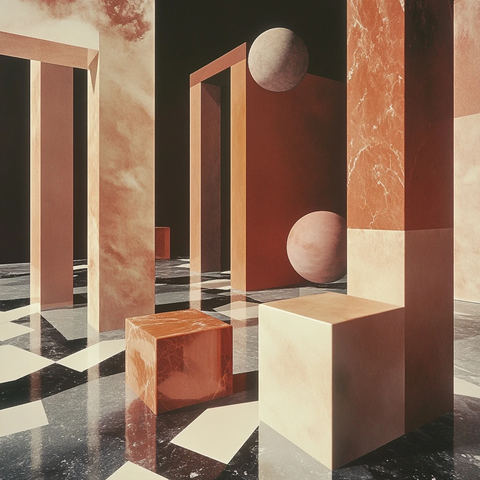 早期空间立方体图案