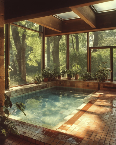 室内游泳池弗兰克劳埃德赖特设计