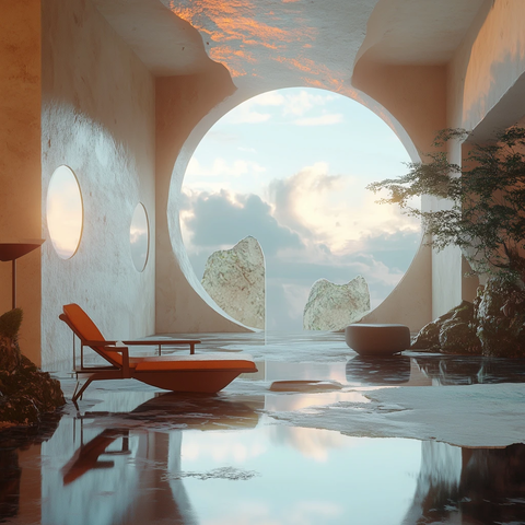 梦境生态未来主义场景