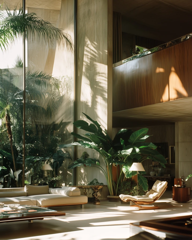 豪华客厅木质艺术装饰