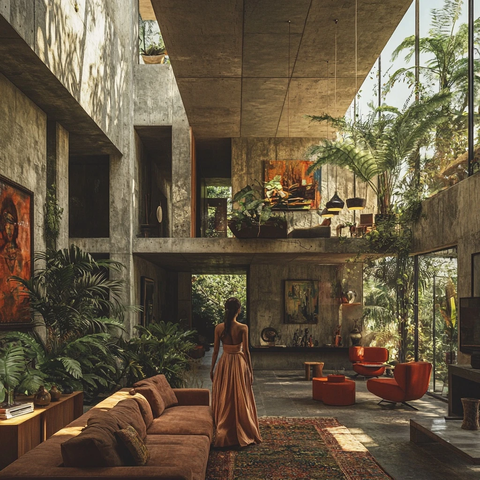 复杂空间花园室内设计