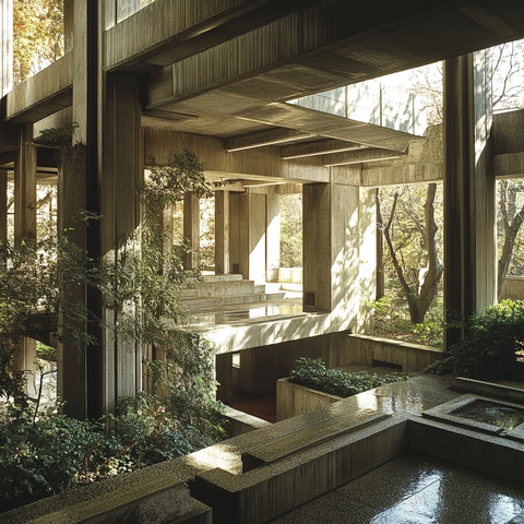 基督教科学楼森林环绕