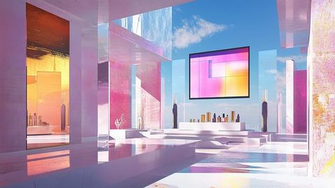 香水店屏幕线稿组合