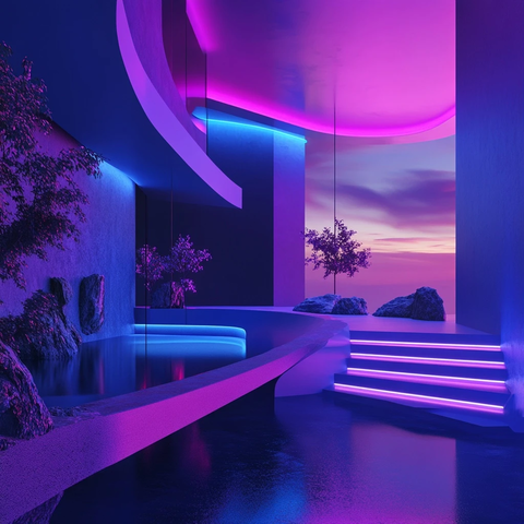 未来空间与有机形态融合