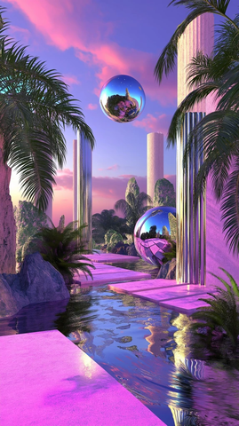 巨型植物与浮动铬合金