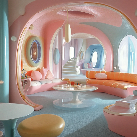 年代未来风玩偶屋