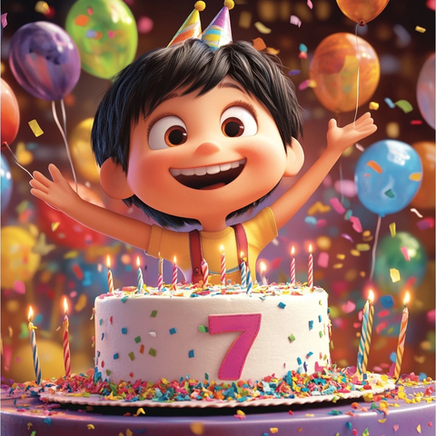 岁生日庆祝邀请卡