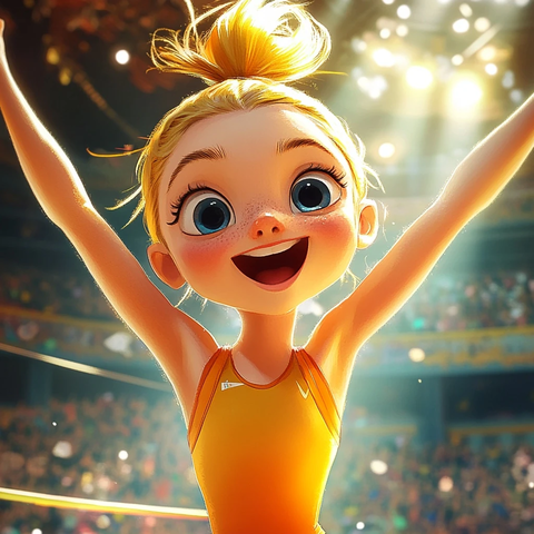 奥运体操明星斯维特拉娜表演