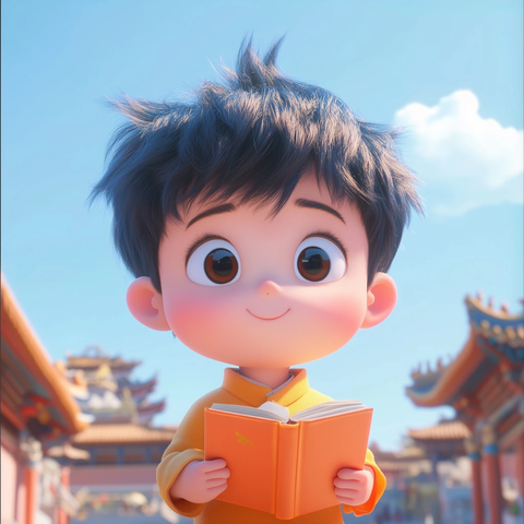 男孩学习中文书籍