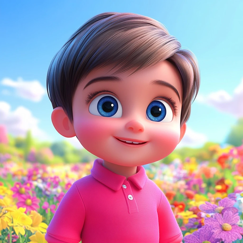 威廉花园站立勇敢男孩